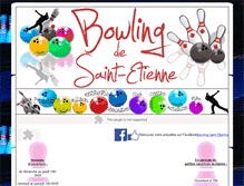 Tablet Screenshot of bowling-saintetienne.com